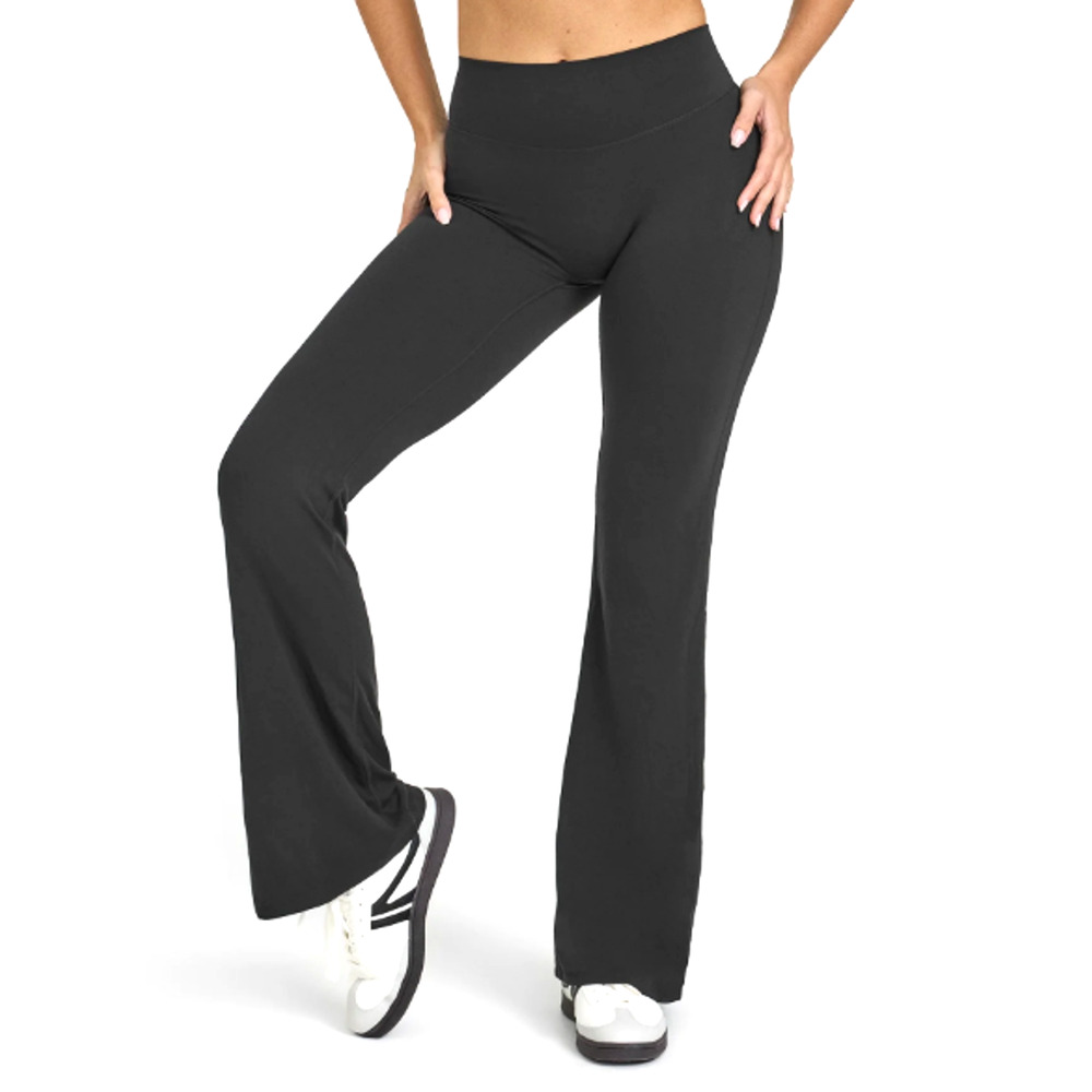 Oner Active Soft Black SoftMotion Regular Length Flared Bottoms Size M - Picture 2 of 7